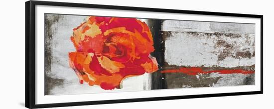 Metallic Pop Flower II-Sarah Ward-Framed Premium Giclee Print