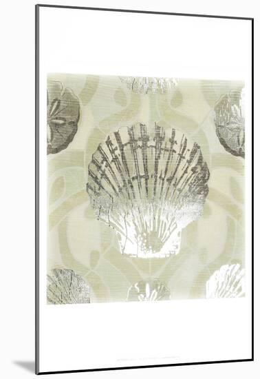 Metallic Shell Tiles I-June Erica Vess-Mounted Print