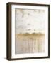 Metallic Spill 1-Denise Brown-Framed Art Print