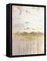 Metallic Spill 1-Denise Brown-Framed Stretched Canvas