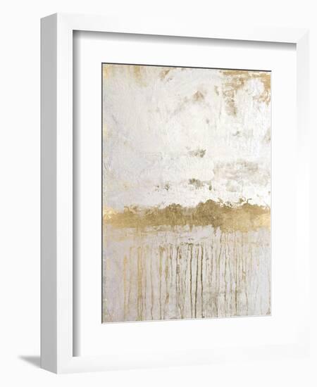 Metallic Spill 2-Denise Brown-Framed Art Print