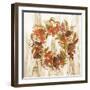 Metallic Wreath-Janice Gaynor-Framed Art Print