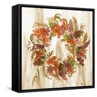 Metallic Wreath-Janice Gaynor-Framed Stretched Canvas