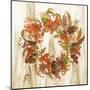 Metallic Wreath-Janice Gaynor-Mounted Art Print