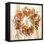 Metallic Wreath-Janice Gaynor-Framed Stretched Canvas