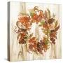 Metallic Wreath-Janice Gaynor-Stretched Canvas