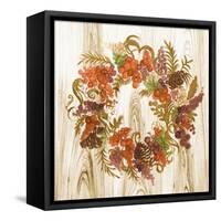 Metallic Wreath-Janice Gaynor-Framed Stretched Canvas