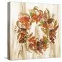 Metallic Wreath-Janice Gaynor-Stretched Canvas