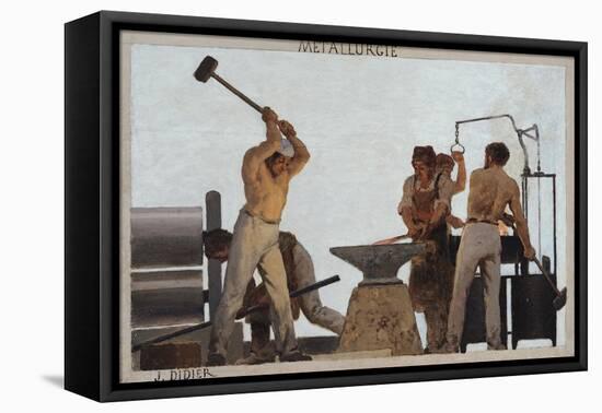 Metallurgy-Jules Didier-Framed Stretched Canvas