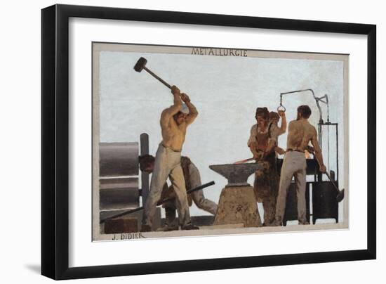 Metallurgy-Jules Didier-Framed Giclee Print