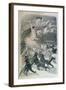 Metamorphosis - Black Cats Transforming Themselves into Witches, Late 19th Century (Colour Litho)-Théophile Alexandre Steinlen-Framed Giclee Print