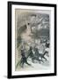 Metamorphosis - Black Cats Transforming Themselves into Witches, Late 19th Century (Colour Litho)-Théophile Alexandre Steinlen-Framed Giclee Print