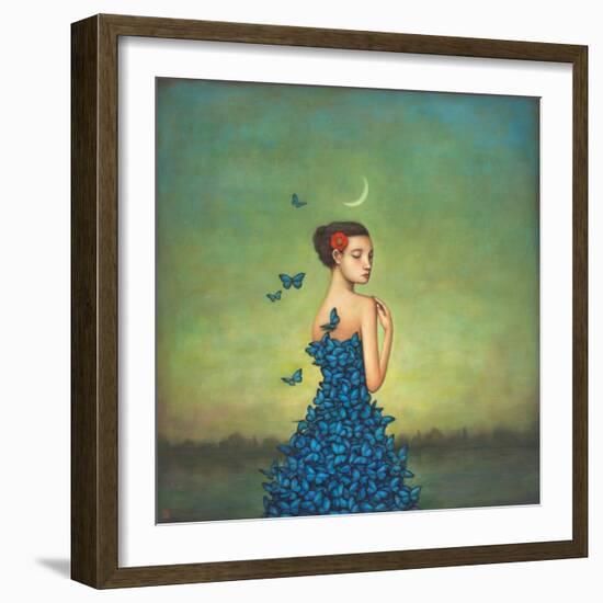 Metamorphosis in Blue-Duy Huynh-Framed Art Print