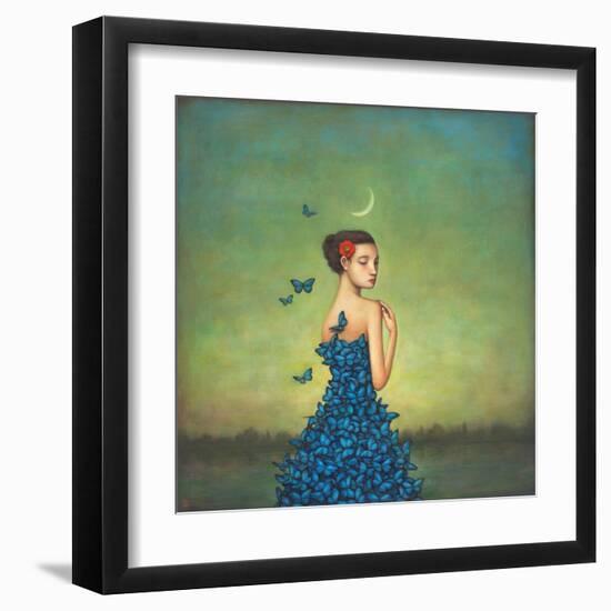 Metamorphosis in Blue-Duy Huynh-Framed Art Print