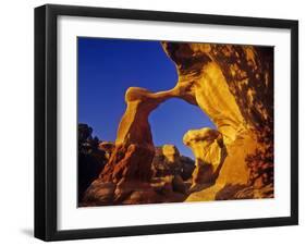 Metate Arch in Devils Garden in the Grand Staircase Escalante National Monument, Utah, USA-Chuck Haney-Framed Photographic Print