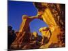 Metate Arch in Devils Garden in the Grand Staircase Escalante National Monument, Utah, USA-Chuck Haney-Mounted Photographic Print