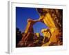 Metate Arch in Devils Garden in the Grand Staircase Escalante National Monument, Utah, USA-Chuck Haney-Framed Photographic Print