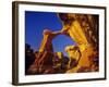 Metate Arch in Devils Garden in the Grand Staircase Escalante National Monument, Utah, USA-Chuck Haney-Framed Photographic Print