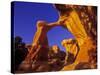 Metate Arch in the Devils Garden, Grand Staircase Escalante, Utah-Chuck Haney-Stretched Canvas