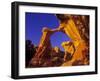 Metate Arch in the Devils Garden, Grand Staircase Escalante, Utah-Chuck Haney-Framed Photographic Print