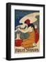 Metcalf's Fruit Syrups-null-Framed Art Print