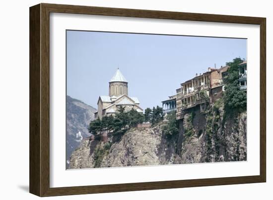 Metekhi Church, Tbilisi, Georgia, Central Asia-Sybil Sassoon-Framed Photographic Print