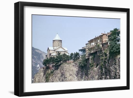 Metekhi Church, Tbilisi, Georgia, Central Asia-Sybil Sassoon-Framed Photographic Print