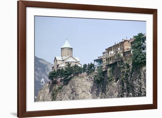 Metekhi Church, Tbilisi, Georgia, Central Asia-Sybil Sassoon-Framed Photographic Print