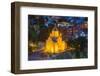 Metekhi St. Virgin Church at twilight, Tbilisi-Jan Miracky-Framed Photographic Print