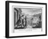 Metellus Though a Political Opponent of Scipio Honours His Memory after His Murder-S.d. Mirys-Framed Art Print