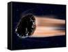 Meteor Coming at Earth-null-Framed Stretched Canvas