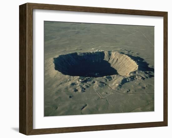 Meteor Crater, the Largest Known in the World, Arizona, USA-Ursula Gahwiler-Framed Photographic Print