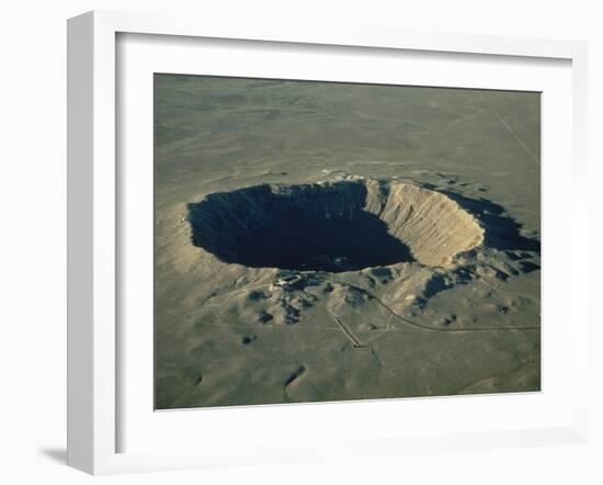 Meteor Crater, the Largest Known in the World, Arizona, USA-Ursula Gahwiler-Framed Photographic Print