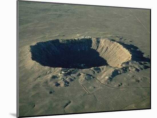 Meteor Crater, the Largest Known in the World, Arizona, USA-Ursula Gahwiler-Mounted Photographic Print