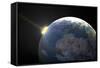 Meteor Impact, Artwork-null-Framed Stretched Canvas