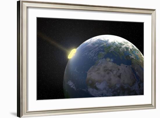 Meteor Impact, Artwork-null-Framed Photographic Print