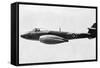 Meteor Jet in Flight-null-Framed Stretched Canvas