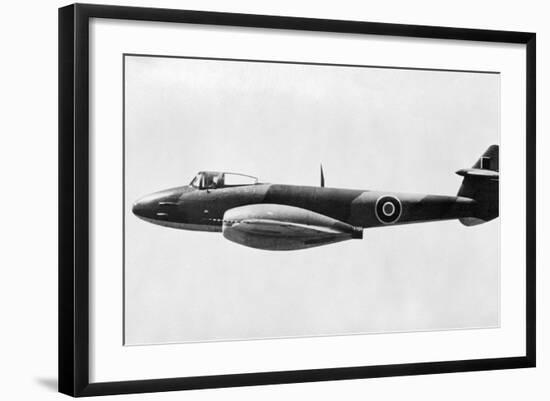 Meteor Jet in Flight-null-Framed Photographic Print