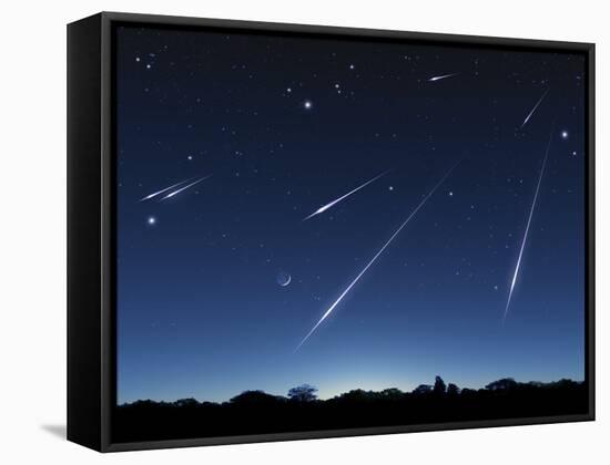 Meteor Shower, Artwork-Detlev Van Ravenswaay-Framed Stretched Canvas