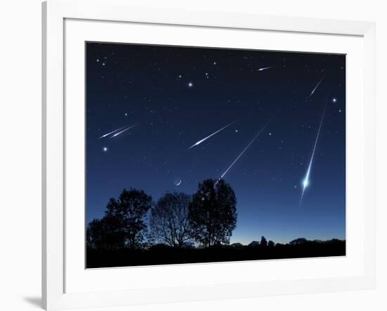 Meteor Shower, Artwork-Detlev Van Ravenswaay-Framed Photographic Print