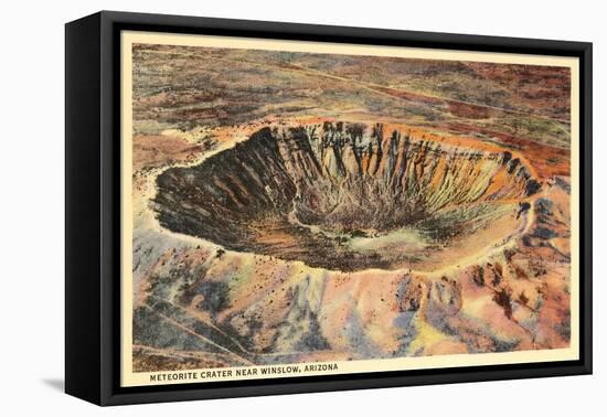 Meteorite Crater, Winslow, Arizona-null-Framed Stretched Canvas