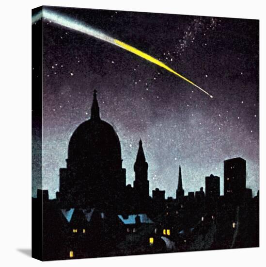 Meteorites in the Night Sky-McConnell-Stretched Canvas