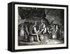 Method of Curing Anchovies in Sicily Italy-null-Framed Stretched Canvas