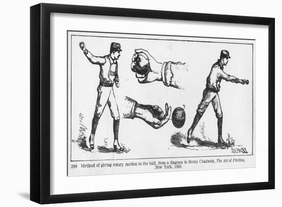 Method of Giving Rotary Motion to the Ball-null-Framed Giclee Print