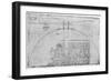 Method of Measuring the Surface of the Earth, Late 15th or Early 16th Century-Leonardo da Vinci-Framed Giclee Print