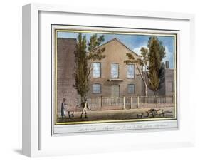 Methodist Chapel, Great Suffolk Street, Southwark, London, 1825-G Yates-Framed Giclee Print