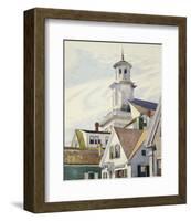 Methodist Church Tower, 1930-Edward Hopper-Framed Art Print