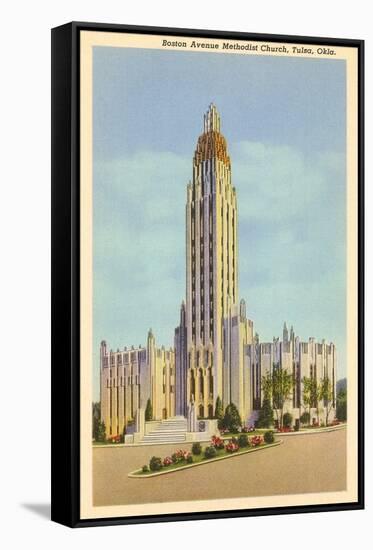 Methodist Church, Tulsa, Oklahoma-null-Framed Stretched Canvas