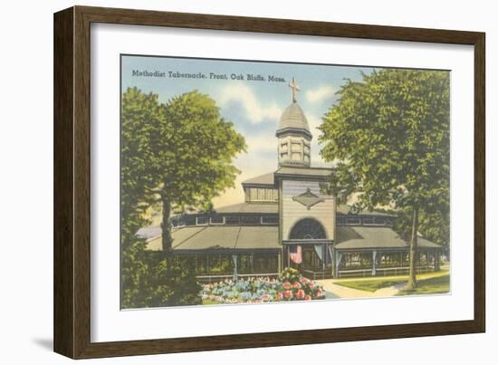 Methodist Tabernacle, Oak Bluffs-null-Framed Art Print