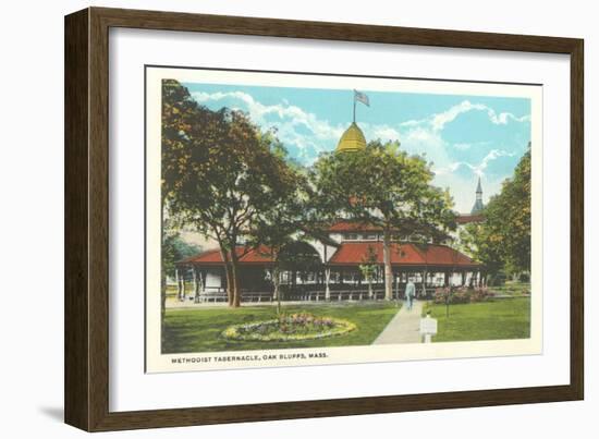 Methodist Tabernacle, Oak Bluffs-null-Framed Art Print